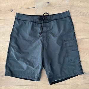 Banana Republic Men's Dark Grey Board Shorts Size 35